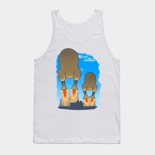 Turkey Rocket Launch Tank Top